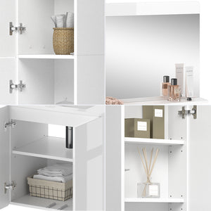 Vicco Set mobili bagno Bianco 4 parti