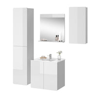 Vicco Set mobili bagno Bianco 4 parti