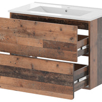 Vicco Set di mobili da bagno Oldstyle 2 pezzi