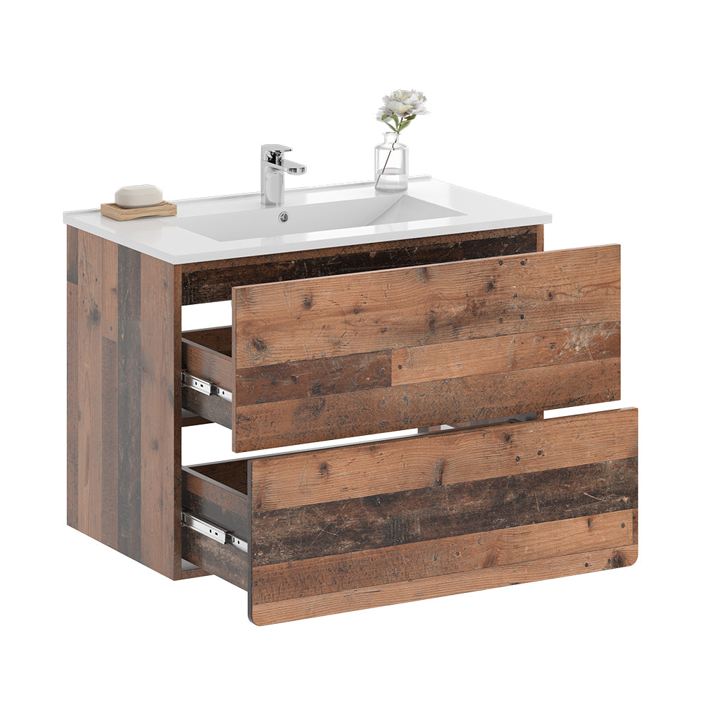 Vicco Set di mobili da bagno Oldstyle 2 pezzi