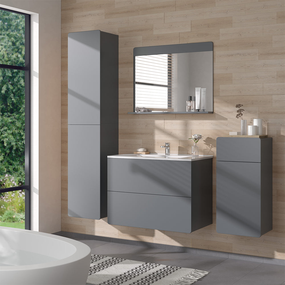 Vicco Mobiletto Grigio 5 parti