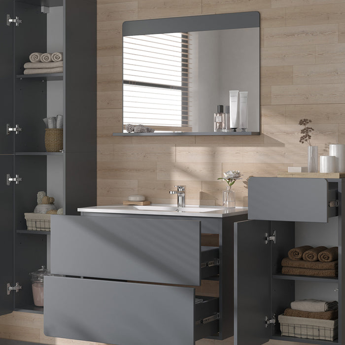 Vicco Mobiletto Grigio 5 parti