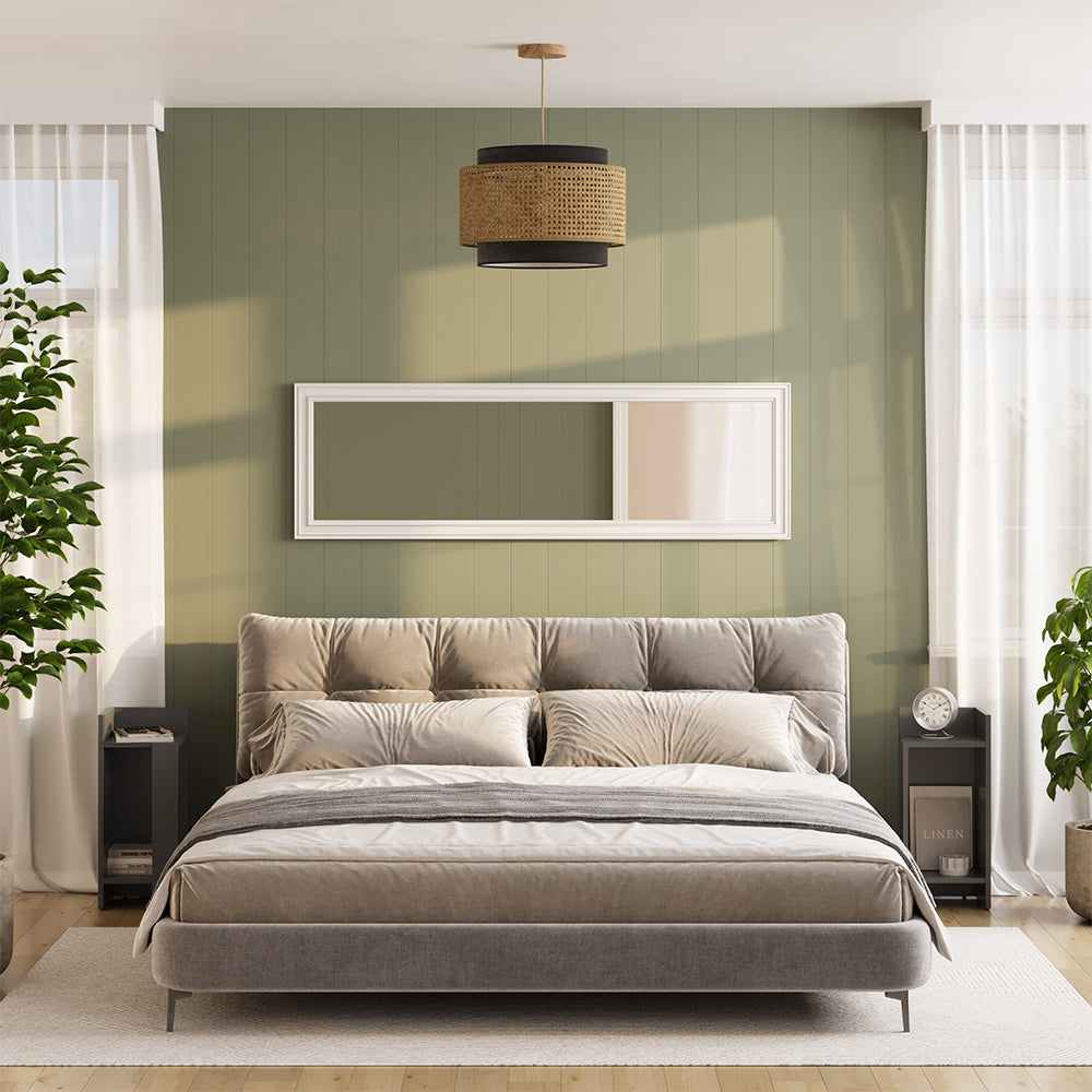 Vicco Comodino Antracite 27 x 60 cm Set di 2