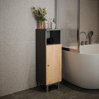 Vicco Mobile midi Antracite/quercia dorata 30 x 95 cm