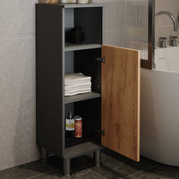 Vicco Mobile midi Antracite/quercia dorata 30 x 95 cm