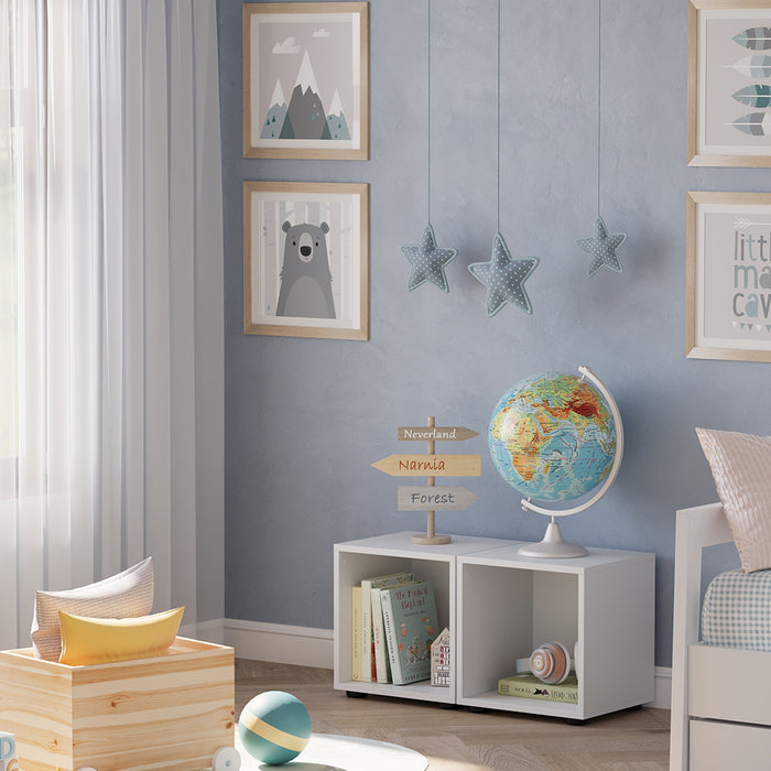 Vicco Scaffale per bambini Bianco 36.4 x 38.2 cm Set di 2