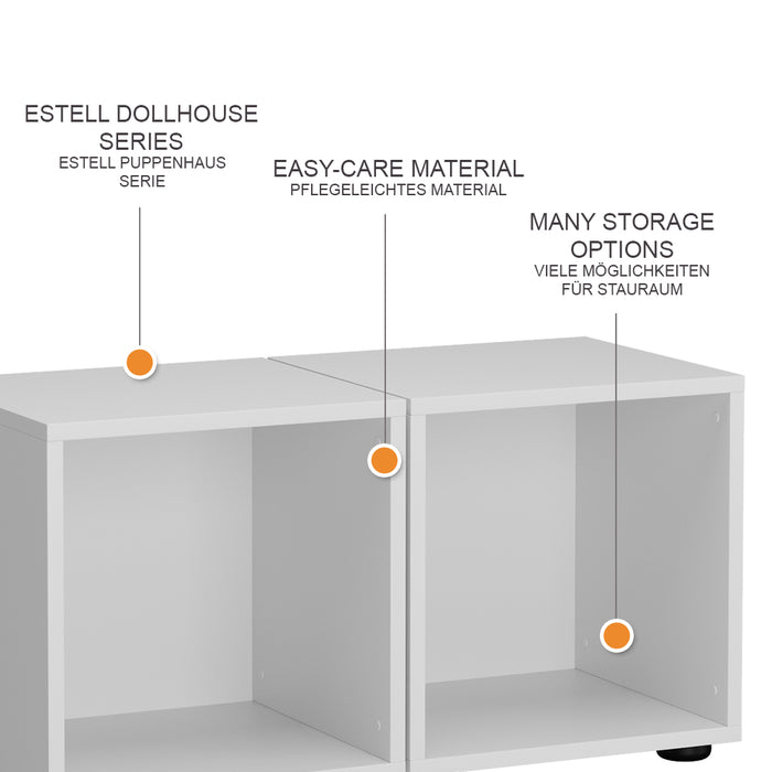Vicco Scaffale per bambini Bianco 36.4 x 38.2 cm Set di 2