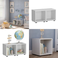 Vicco Scaffale per bambini Bianco 36.4 x 38.2 cm Set di 2