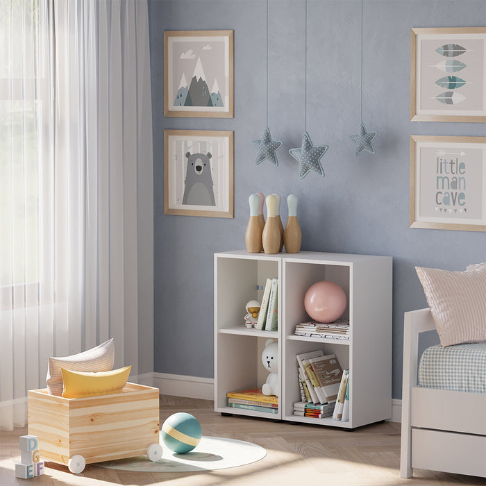 Vicco Scaffale per bambini Bianco 71 x 38.2 cm Set di 2