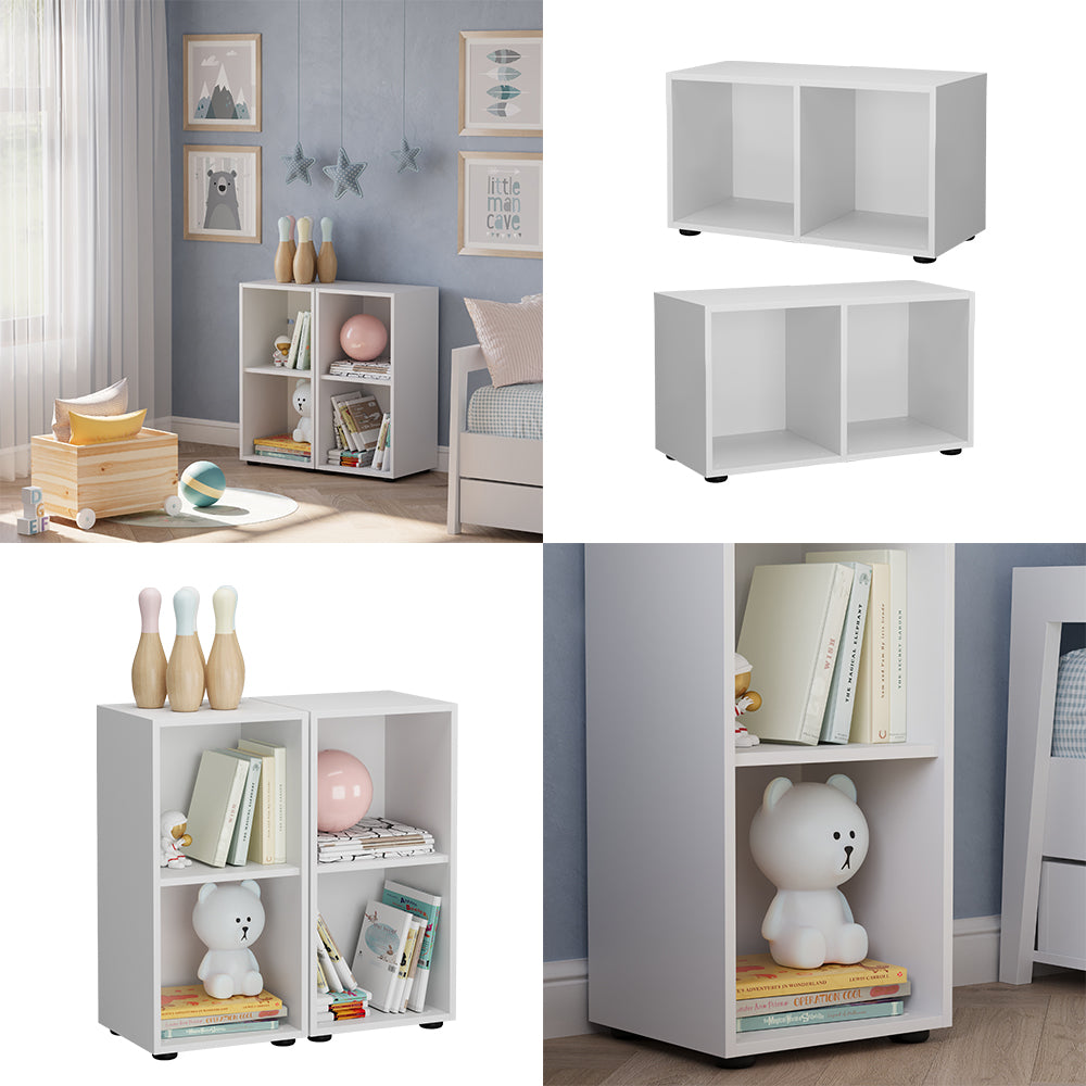 Vicco Scaffale per bambini Bianco 71 x 38.2 cm Set di 2