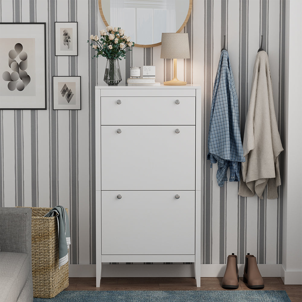 Vicco Mobile porta scarpe Bianco 60 x 115 cm