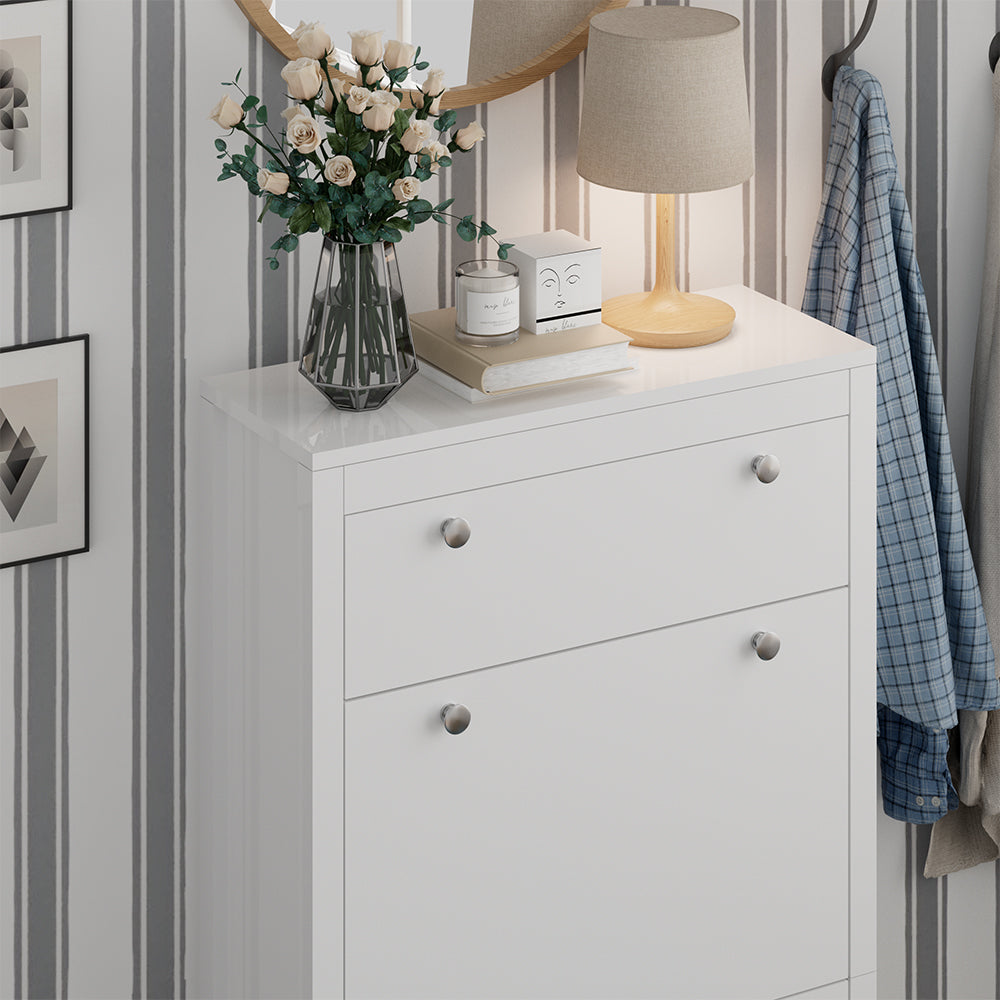 Vicco Mobile porta scarpe Bianco 60 x 115 cm