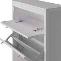 Vicco Armadio per le scarpe Bianco 60 x 153 cm , 3 scomparti