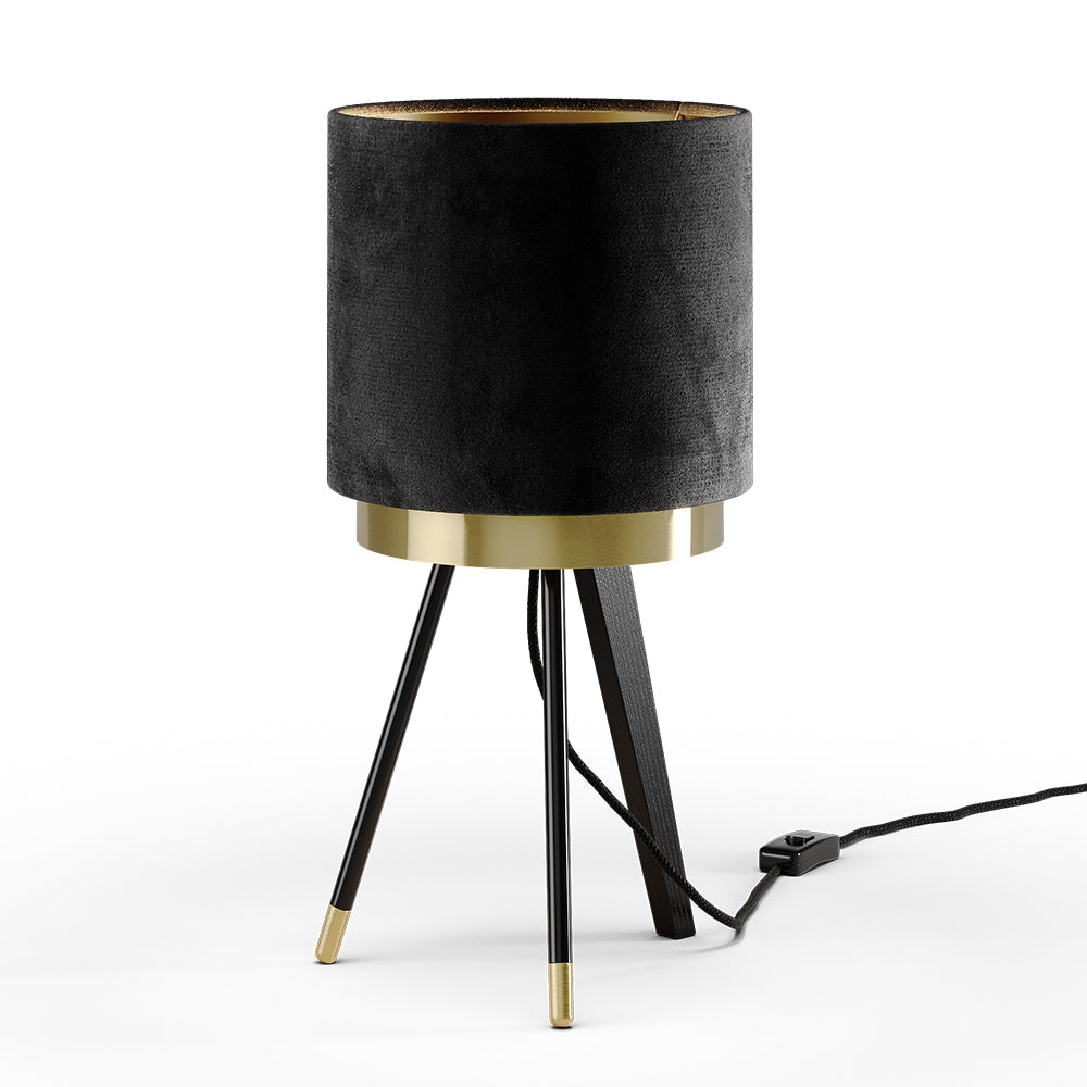 Vicco Lampada da tavolo Nero 23 x 46 cm