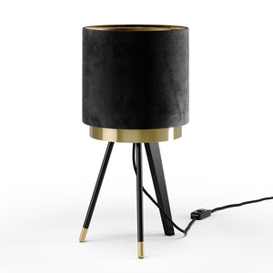 Vicco Lampada da tavolo Nero 23 x 46 cm