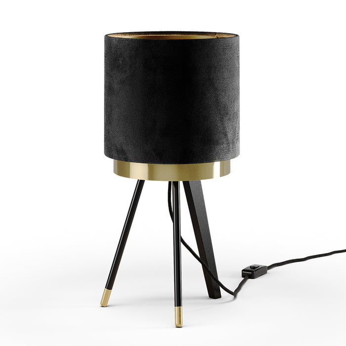 Vicco Lampada da tavolo Nero 23 x 46 cm