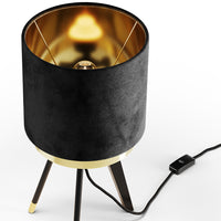 Vicco Lampada da tavolo Nero 23 x 46 cm