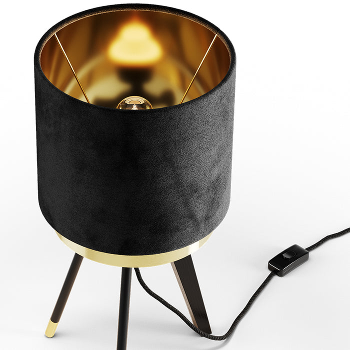 Vicco Lampada da tavolo Nero 23 x 46 cm