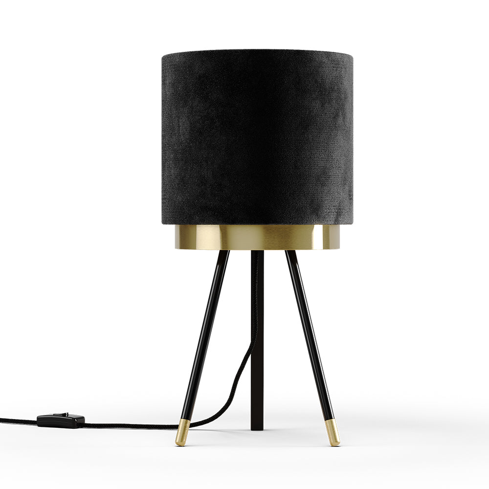 Vicco Lampada da tavolo Nero 23 x 46 cm