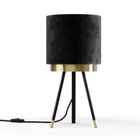 Vicco Lampada da tavolo Nero 23 x 46 cm