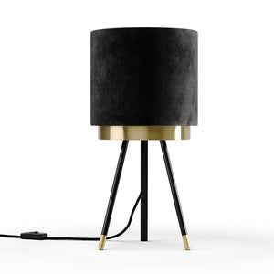 Vicco Lampada da tavolo Nero 23 x 46 cm