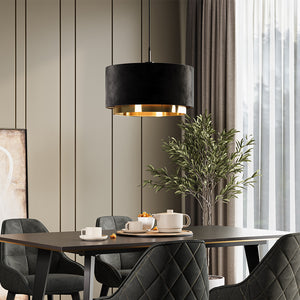 Vicco lampadario a sospensione Nero 45 x 25.7 cm