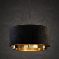 Vicco lampadario a sospensione Nero 45 x 25.7 cm