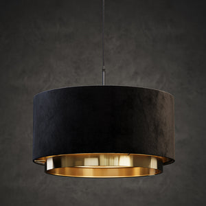 Vicco lampadario a sospensione Nero 45 x 25.7 cm