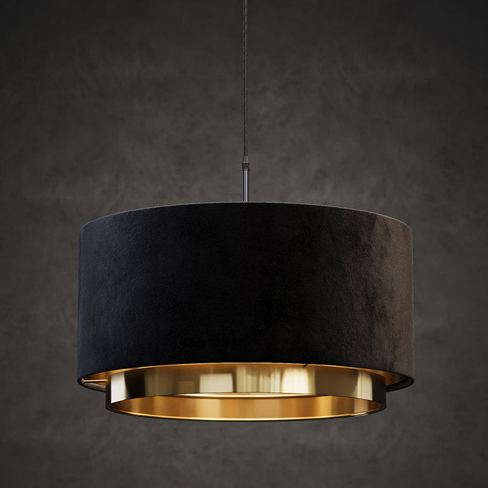 Vicco lampadario a sospensione Nero 45 x 25.7 cm