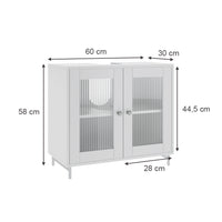 Vicco Mobiletto per lavabo Bianco 60 x 58 cm