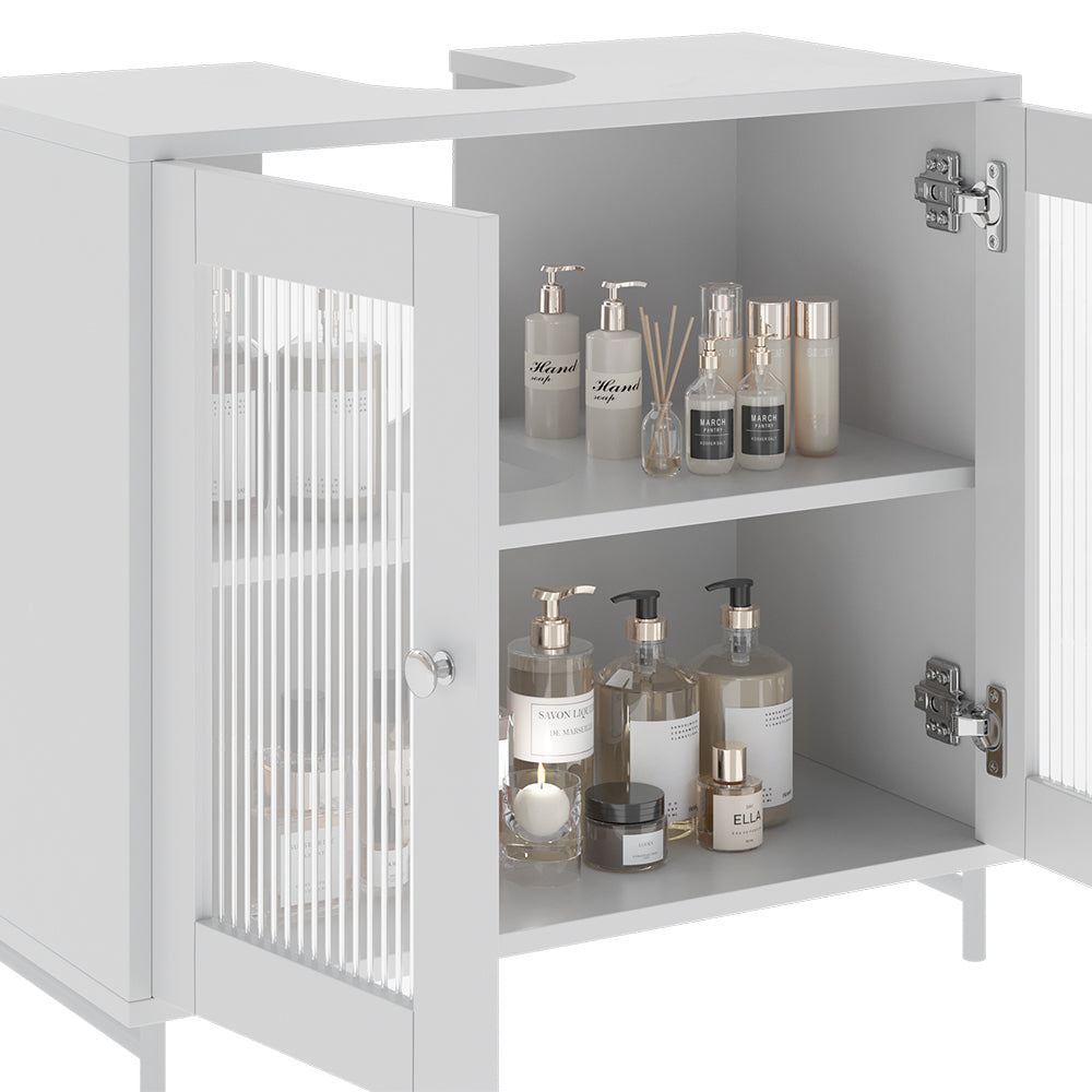 Vicco Mobiletto per lavabo Bianco 60 x 58 cm