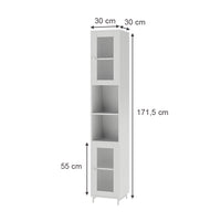 Vicco Mobile da bagno Bianco 30 x 171.5 cm