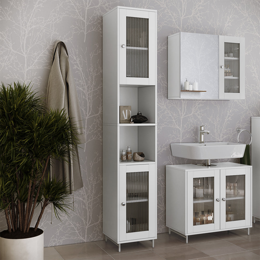 Vicco Mobile da bagno Bianco 30 x 171.5 cm