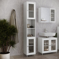 Vicco Mobile da bagno Bianco 30 x 171.5 cm