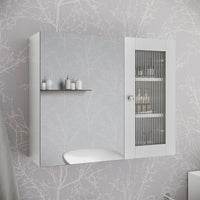 Vicco Specchio contenitore bagno Bianco 60 x 50 cm con specchio