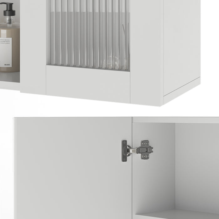 Vicco Specchio contenitore bagno Bianco 60 x 50 cm con specchio