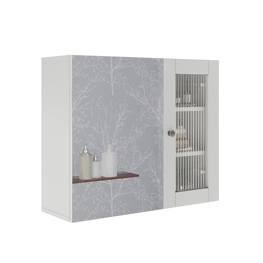 Vicco Specchio contenitore bagno Bianco 60 x 50 cm con specchio