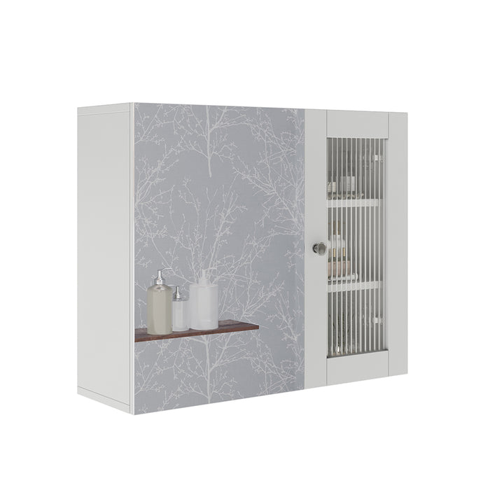 Vicco Specchio contenitore bagno Bianco 60 x 50 cm con specchio