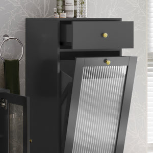 Armadio Vicco midi grigio 40 x 96 x 40 cm