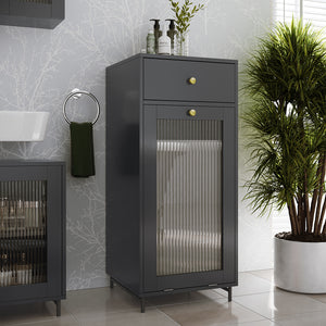 Armadio Vicco midi grigio 40 x 96 x 40 cm