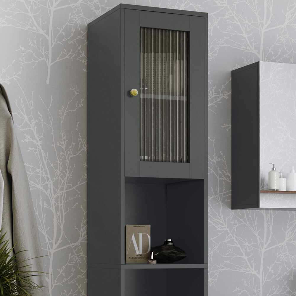 Vicco Armadio per il bagno Grigio 30 x 171.5 cm