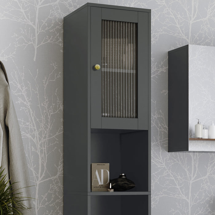 Vicco Armadio per il bagno Grigio 30 x 171.5 cm