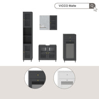 Vicco  Grigio 60 x 50 cm con specchio