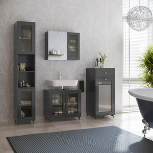 Vicco  Grigio 60 x 50 cm con specchio