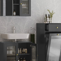 Vicco  Grigio 3 pezzi con unità midi