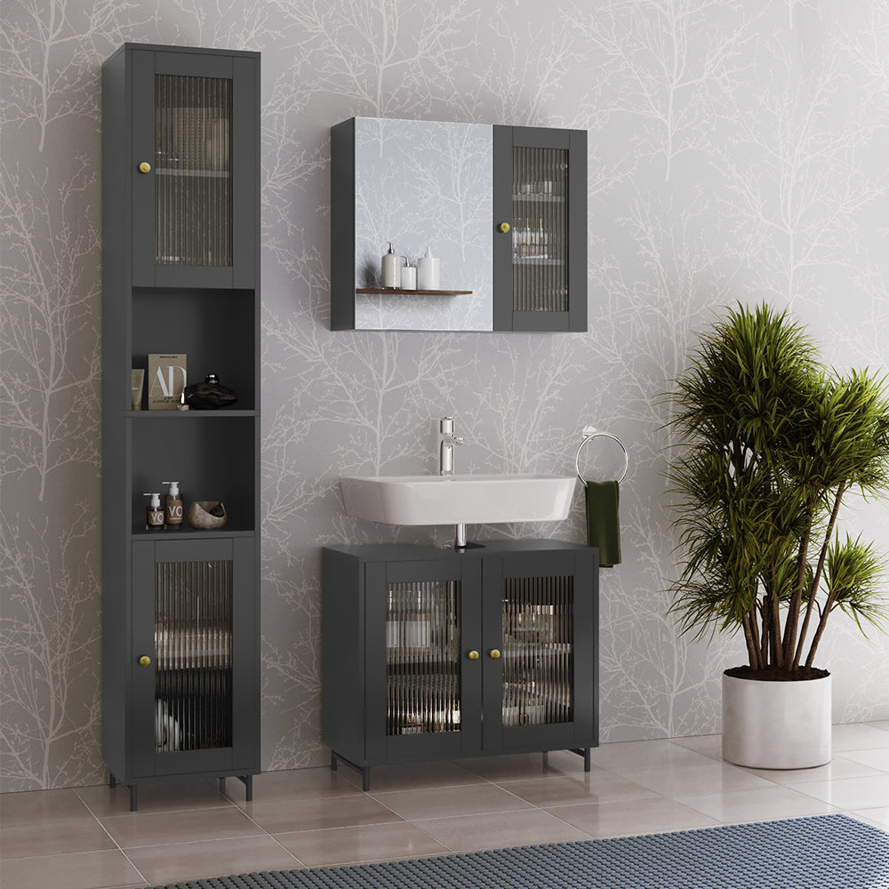 Vicco  Grigio 3 parti con colonna