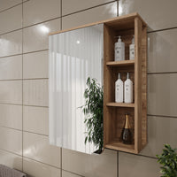 Vicco Mobile a specchio Sonoma/antracite 60 x 75 cm