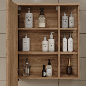 Vicco Mobile a specchio Sonoma/antracite 60 x 75 cm