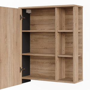 Vicco Mobile a specchio Sonoma/antracite 60 x 75 cm