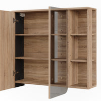 Vicco Mobile a specchio Sonoma/antracite 80 x 75 cm